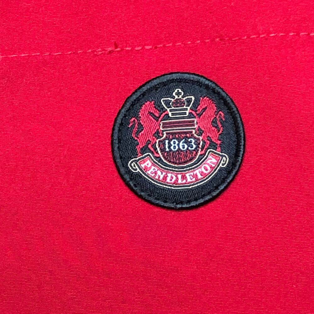 Pendleton Jacket Red Softshell With Aztec Southwe… - image 8